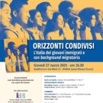 Presentazione della monografia “Orizzonti condivisi. L’Italia dei giovani immigrati e con background migratorio”